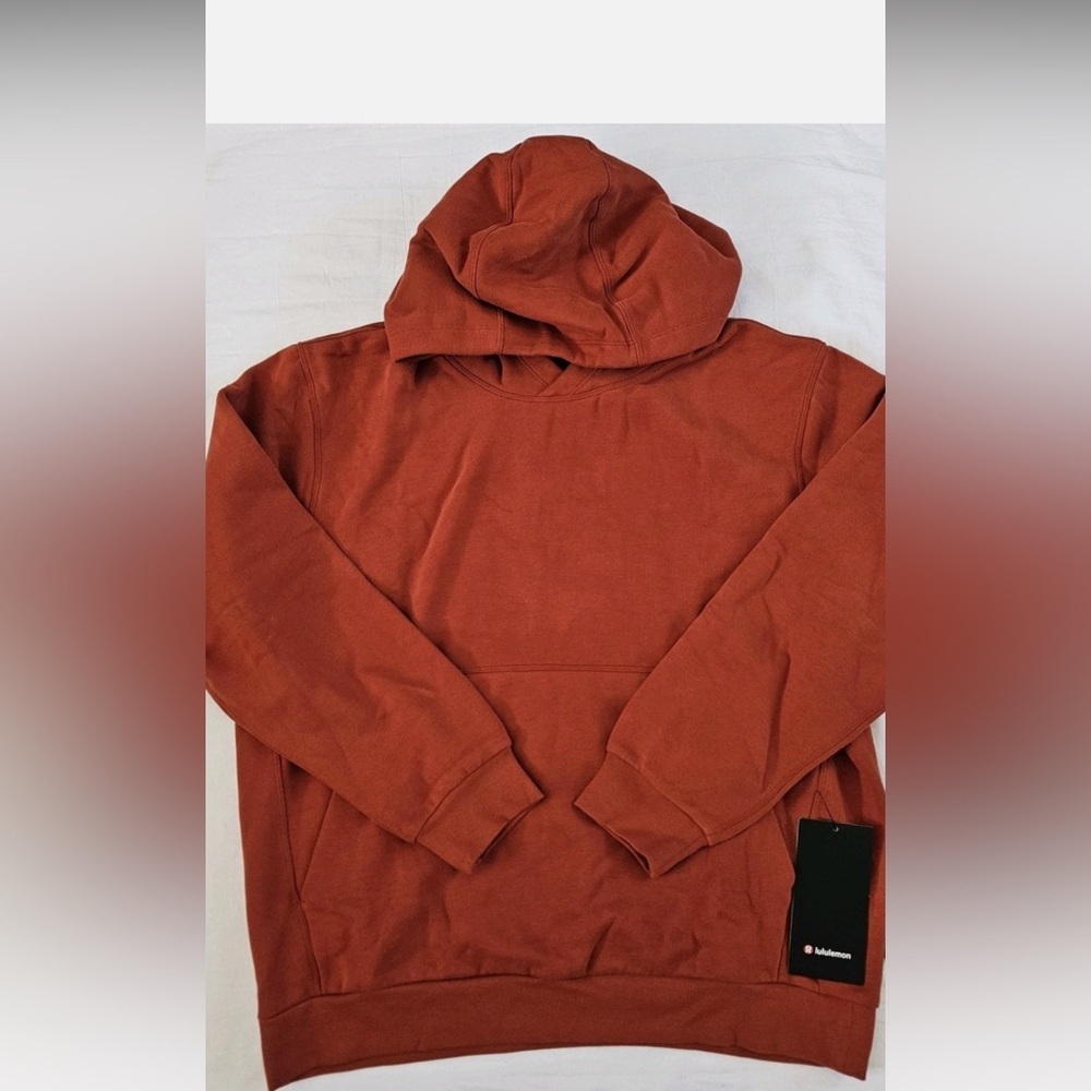 Lululemon Steady State Pullover Hoodie ATRU Autumn Rust NWT Size L Unisex Fall - Picture 16 of 17